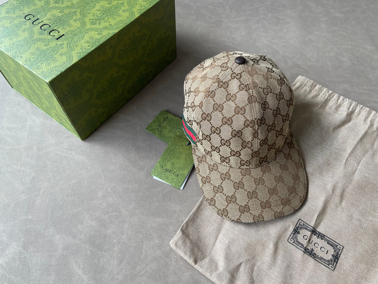 GG canvas beige unisex Hat (delivery 7-15 dagar days)