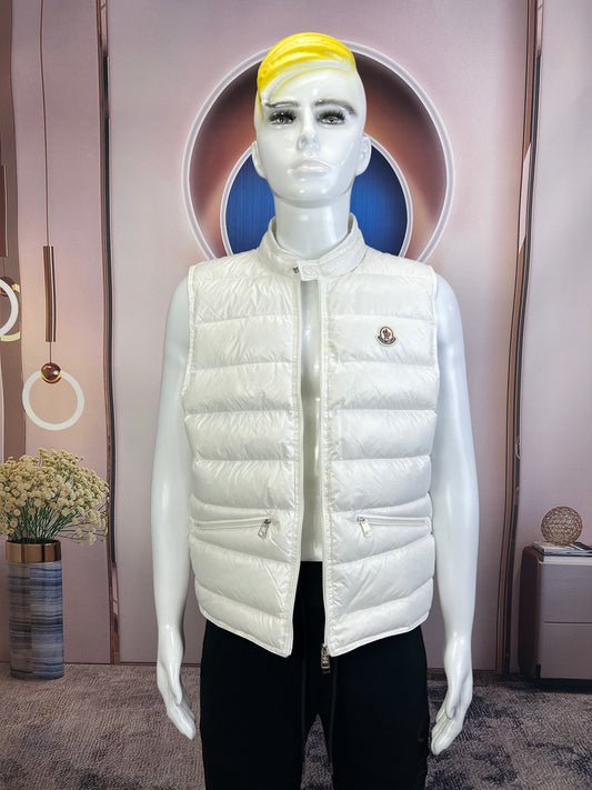 Moncler white Gui down Gilet men’s vest (delivery 7-21 days