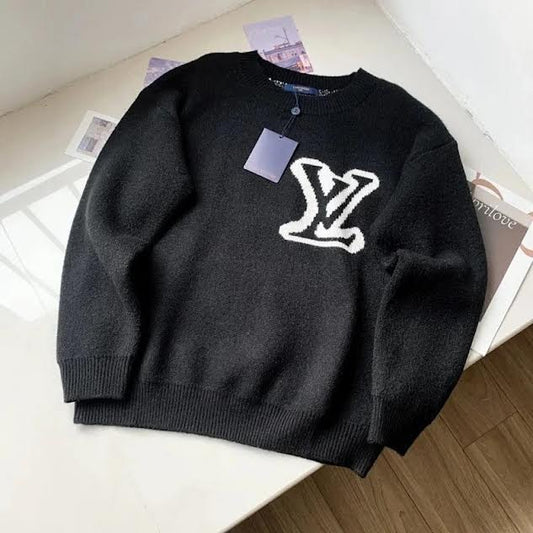 Louis Vuitton sweater black and grey