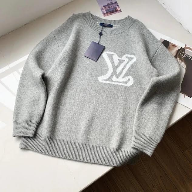 Louis Vuitton sweater black and grey