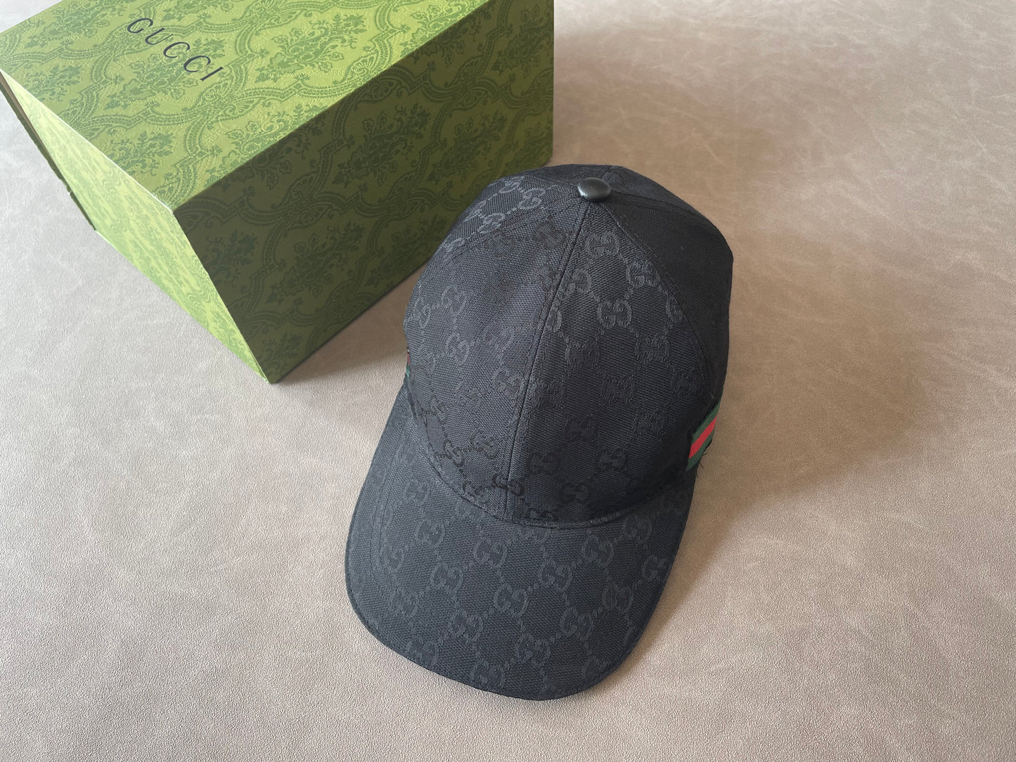 gg canvas unisex  black Hat (delivery 7-14days)