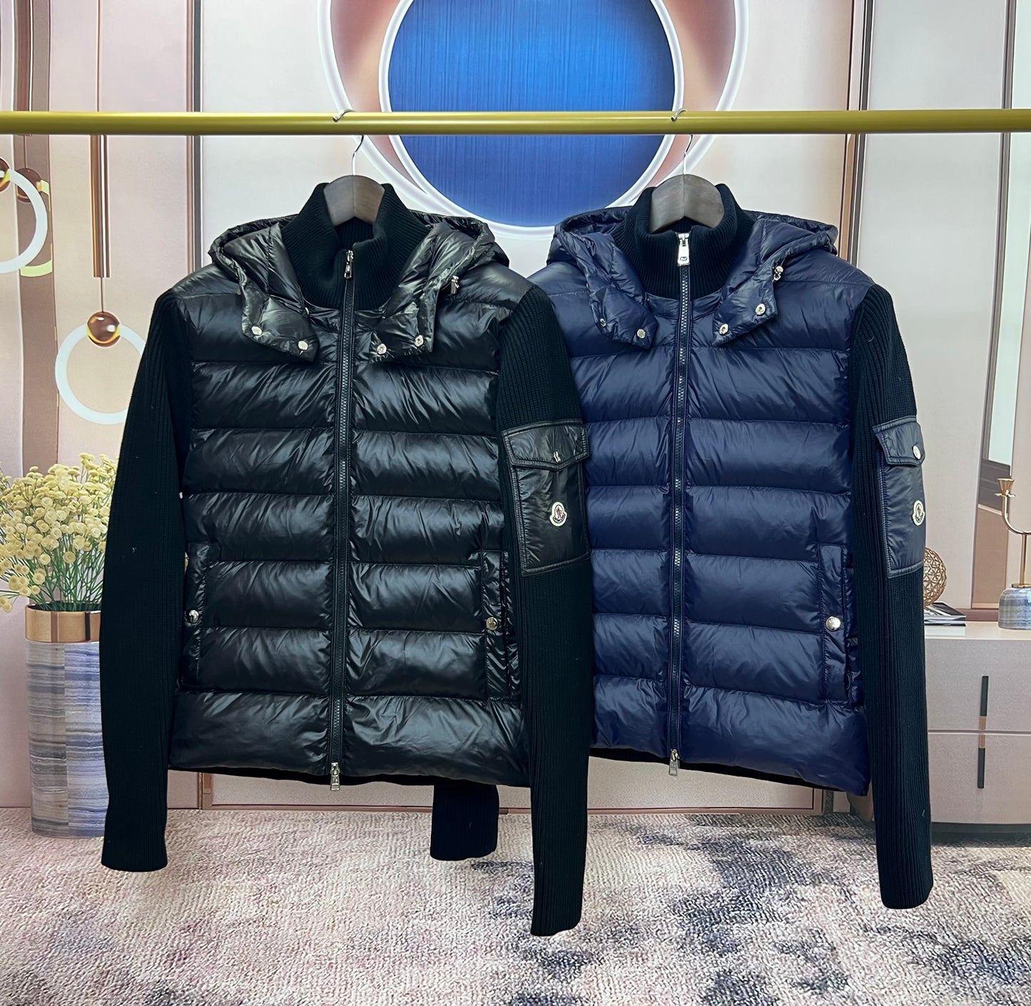 Moncler black/navy unisex men’s cardigan (delivery 7-21) days