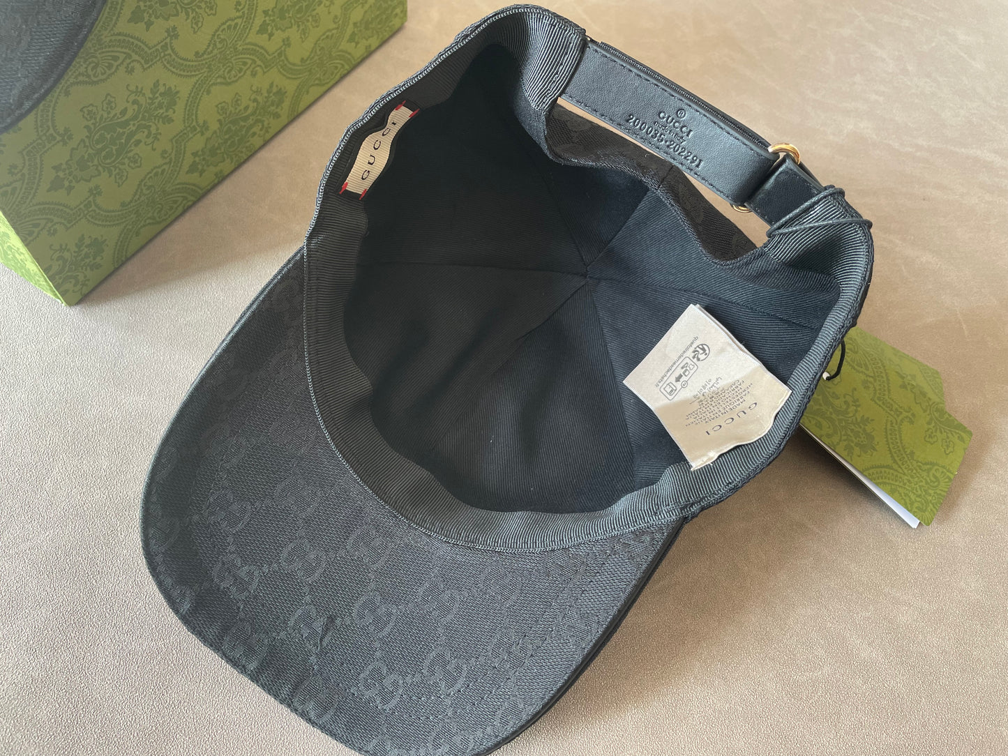 gg canvas unisex  black Hat (delivery 7-14days)